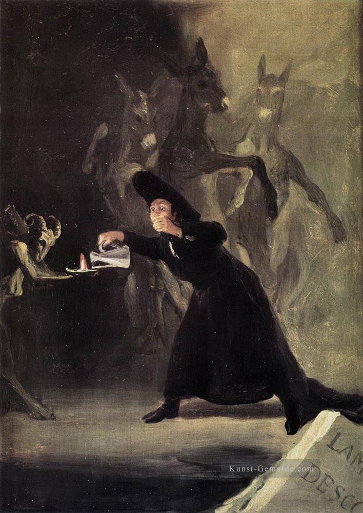 Der Bewitched Mann Romantische moderne Francisco Goya Ölgemälde
